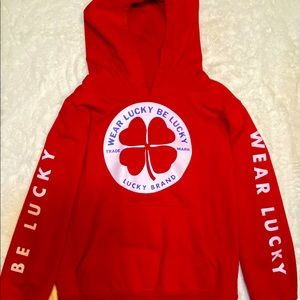 The Original LUCKY BRAND From Los Angeles with Clover Graphic Kids Youth Size 7